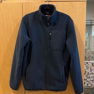 Navy Blue Fleece Jacket